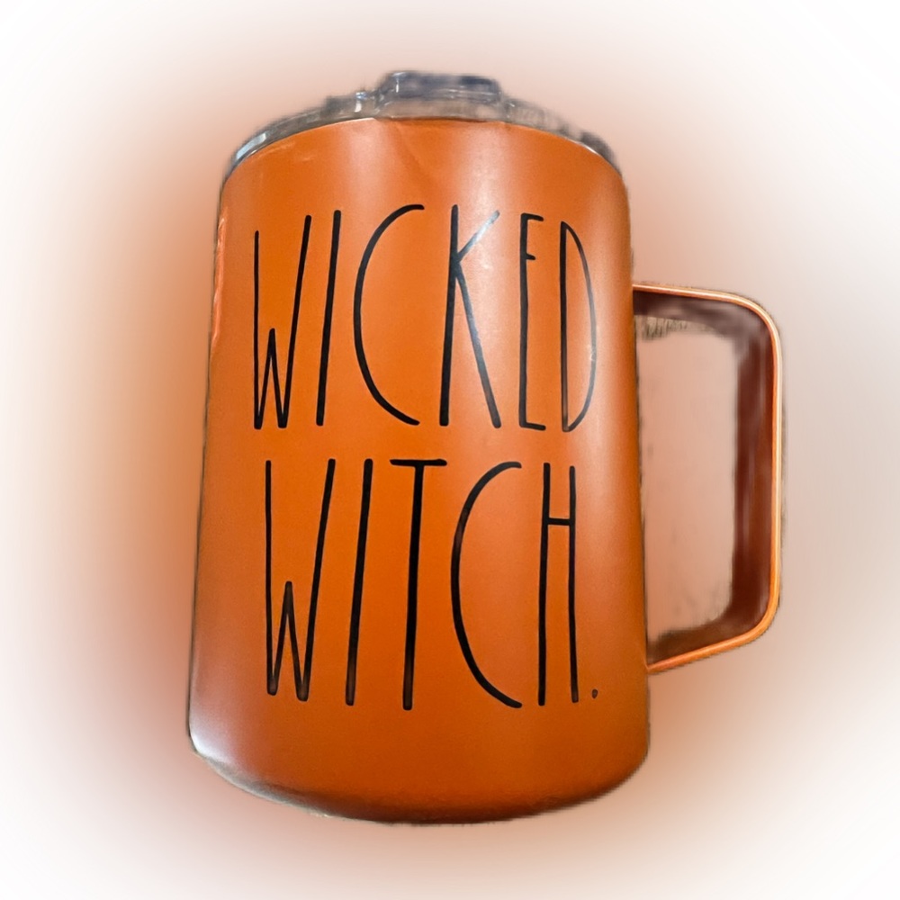 Rae Dunn Halloween WICKED WITCH Mug Stainless Steel Insulated Travel Mug W/Lid